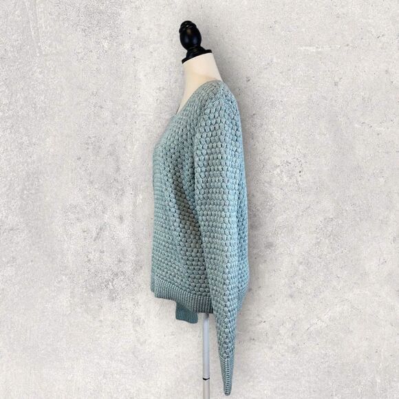 Victoria’s Secret Blue Sweater Chunky Knit Long Sleeve, Size S (no size tag) - Picture 3 of 10